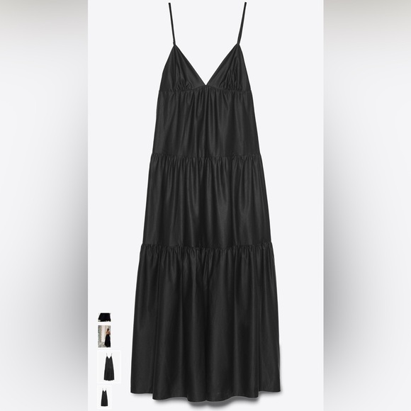 *NWOT* Paneled Midi Dress - Picture 6 of 7